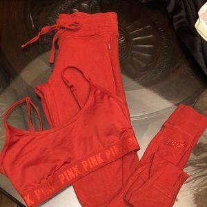 Victoria’s Secret PINK Sports Bra/Cotton Leggings